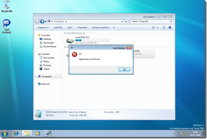 Windows 7 with Visual Studio 2008: Auto-Run