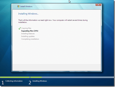 Windows 7 Install: Installing Windows